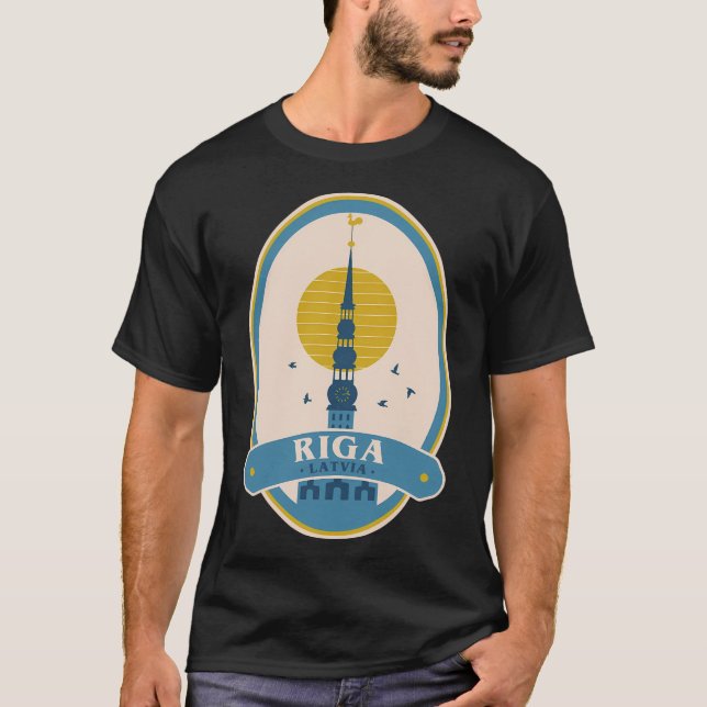 Camiseta Riga Latvia (Frente)