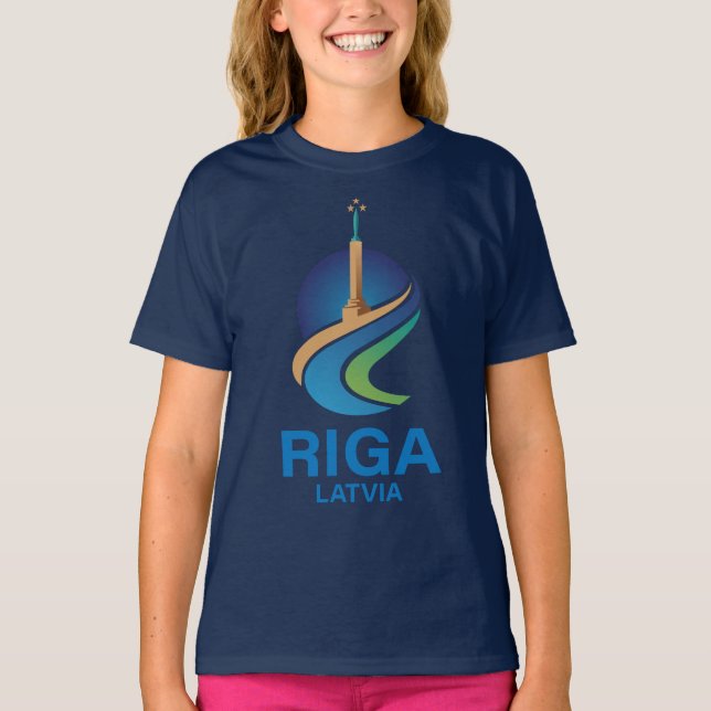 Camiseta Riga Letônia (Frente)
