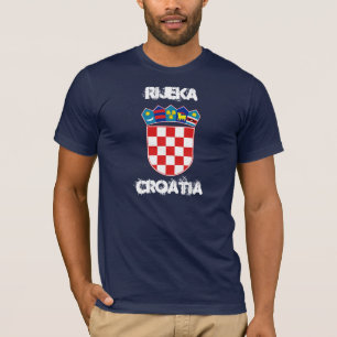 Camiseta Rijeka, Croácia com casaco de armas