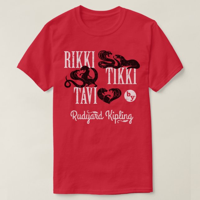 Camiseta Rikki Tikki Tavi angustiado (Frente do Design)