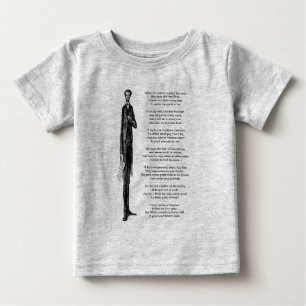 Camiseta Rima bonito alta do vintage do presidente Abraham