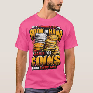 Camiseta Rimas de Coleta de Moedas Colecionador de Moedas R
