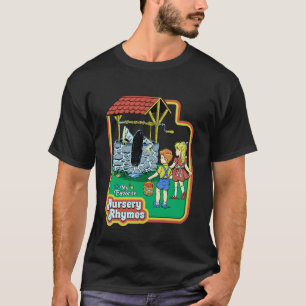 Camiseta Rimas Infantis Sarcásticas Retrô Vintage Engraçado