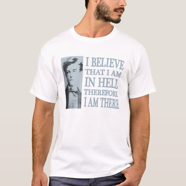 Camiseta Rimbaud no T do inferno (Frente)