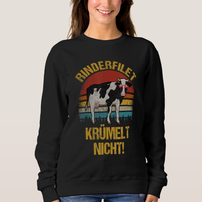 Camiseta Rinderfillet Krümelt Nicht Grillmeister Dizendo Va (Frente)