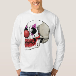 Camiseta Rindo do crânio de palhaço - Destino até a morte