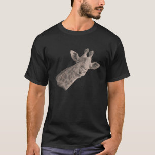 Camiseta Rindo Girafa Vida Selvagem e Safari