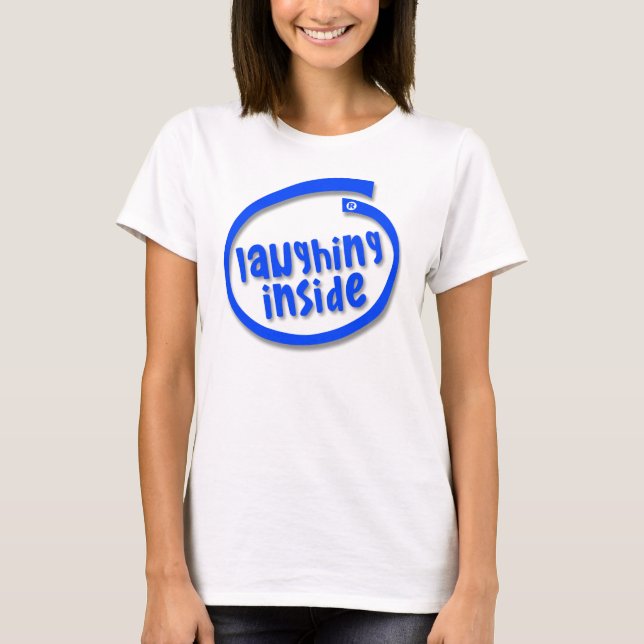 Camiseta Rindo Por Dentro (Frente)