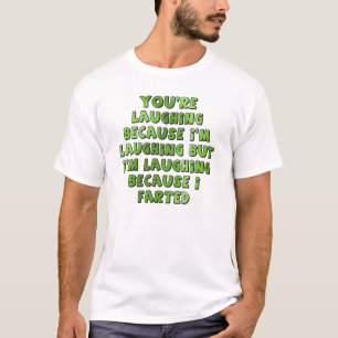 Camiseta Rindo Porque Eu Peidou Engraçado