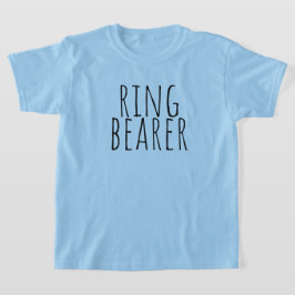 Camiseta Ring Bearer Bridal Party Wedding