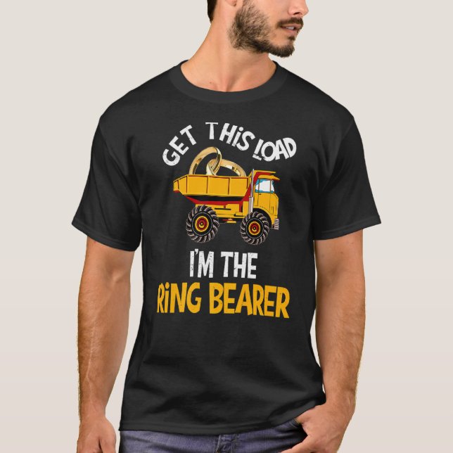 Camiseta Ring Bearer Segurança Engraçada E Proteção Present (Frente)