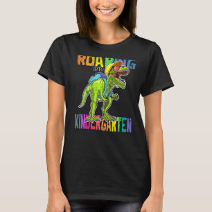Camiseta Ring Jardim De Infância Dinossauro Rex De Volta À 