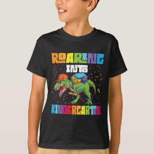Camiseta Ring Kindergarten Dinossaur T Rex Ck Para A Escola