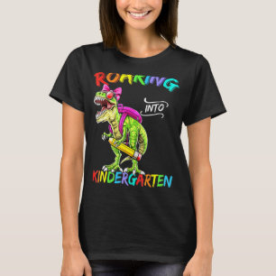 Camiseta Ring Kindergarten Dinossaur T Rex De Volta À Escol