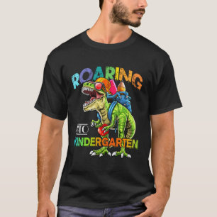 Camiseta Ring Kindergarten Dinossaur T Rex De Volta À Escol