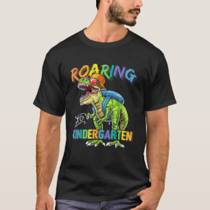 Camiseta Ring Kindergarten Dinossaur T Rex De Volta À Escol