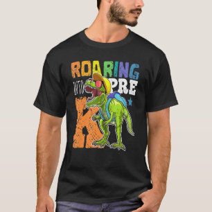 Camiseta Ring Pré K Dinossaur Rex De Volta Para Os Meninos