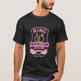 Camiseta Ring Protection Agency Funny Wedding Party Design 