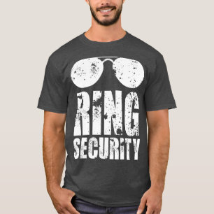 Camiseta Ring Security Ring Bearer Boys Wedding Party