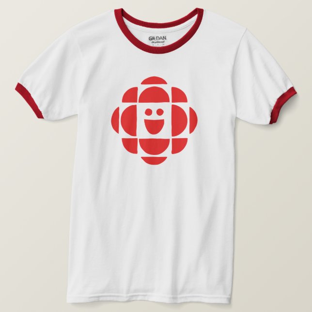 Camiseta Ringer de Logotipo para Crianças CBC (Frente do Design)
