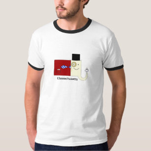Camiseta Ringer-Shirt dos Massachusetts