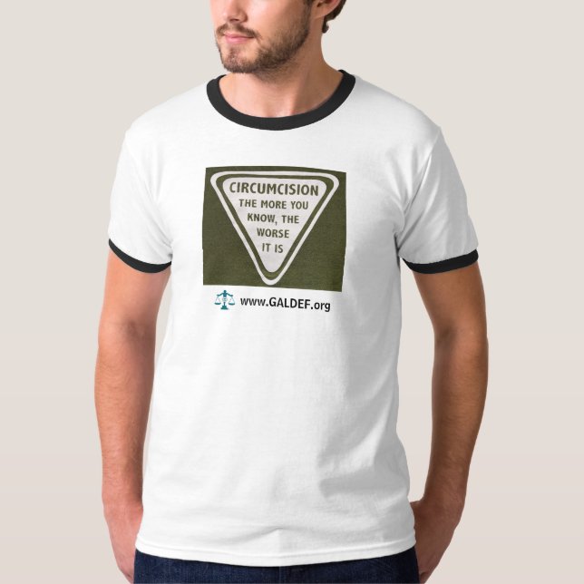 Camiseta Ringer T - Quanto mais você sabe (Frente)