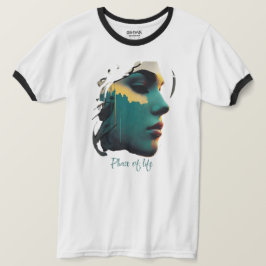 Camiseta Ringer T-Shirt de Arte de Cityscape | Est