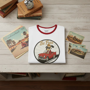 Camiseta Ringer Vintage Canine Cruiser