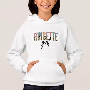 Camiseta Ringette Girl Cheetah Impressão   Jogador Ringett