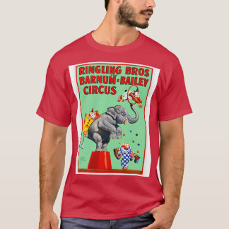Camiseta Ringling Bros e Barnum Bailey Circus Vintage Pos