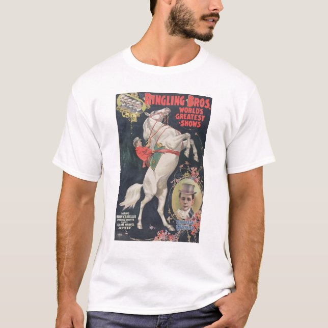 Camiseta Ringling Bros. /Senhora Ada Castello (Frente)