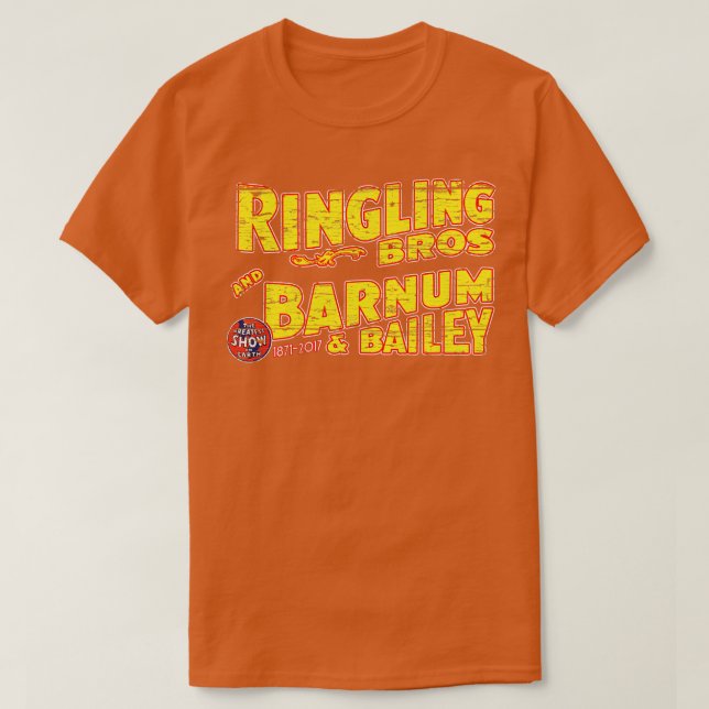 Camiseta Ringling Brothers Barnum e Bailey Circus (Frente do Design)