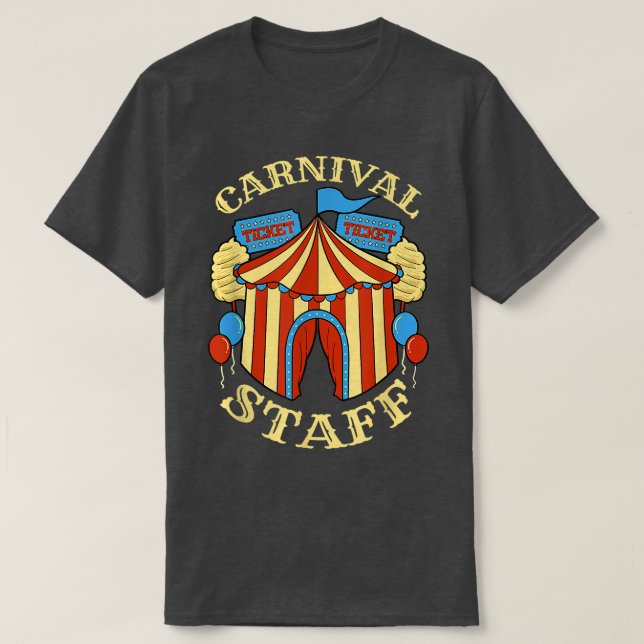 Camiseta Ringmaster de segurança do evento de circo do Func (Frente do Design)