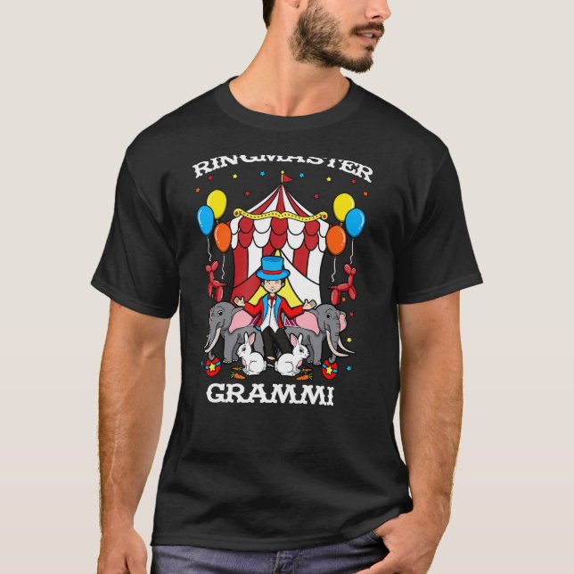 Camiseta Ringmaster Grammi Circus Event Staff Ringleader Gr (Frente)