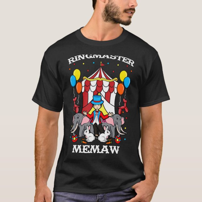 Camiseta Ringmaster Memaw Circus Event Funcionarios Ringhea (Frente)
