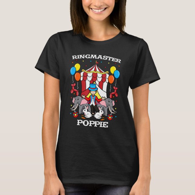Camiseta Ringmaster Poppie Circus Event Funcionarios Ringma (Frente)