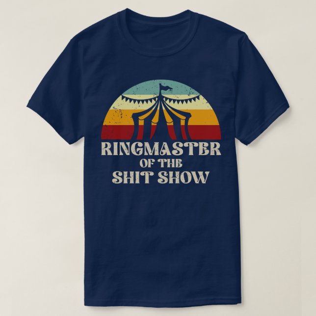 Camiseta Ringmaster Retroativo Da Apresentação (Frente do Design)
