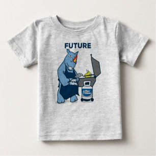 Camiseta Rino azul "Futuro Griller"