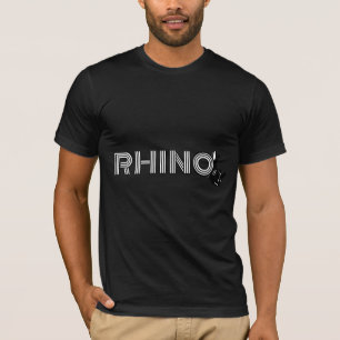 Camiseta Rino - Letra Logo - O com Silhueta Rinoceronte