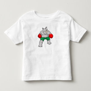 Camiseta Rino na caixa com luvas in a box