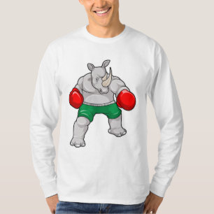 Camiseta Rino na caixa com luvas in a box