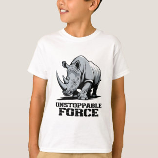 Camiseta Rinoceronte inseparável: Força e potência liberado