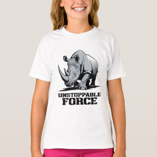 Camiseta Rinoceronte inseparável: Força e potência liberado