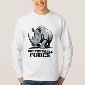 Camiseta Rinoceronte inseparável: Força e potência liberado