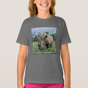 Camiseta Rinoceronte Negro Quênia