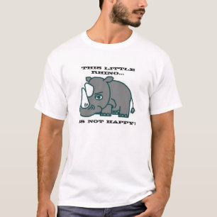 Camiseta Rinoceronte pequeno irritado