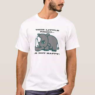 Camiseta Rinoceronte pequeno irritado