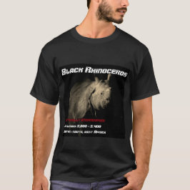 Camiseta rinoceronte preto