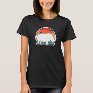 Camiseta Rinoceronte Retro Rinoceronte Vintage