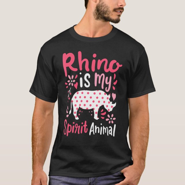 Camiseta Rinoceronte Rinoceronte Animal (Frente)